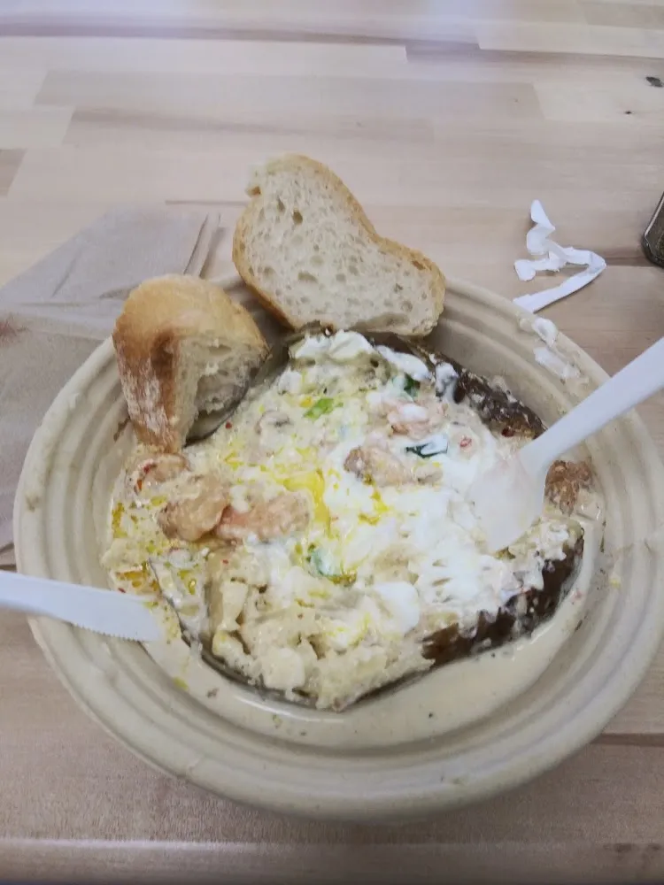 Seafood Baked Potato